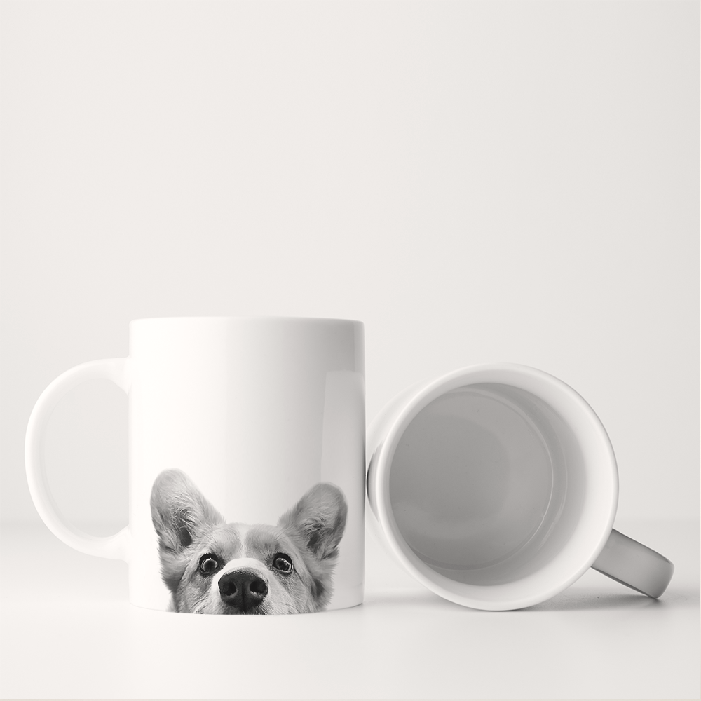 Peeking Pet Ready-Made Coffee Mug