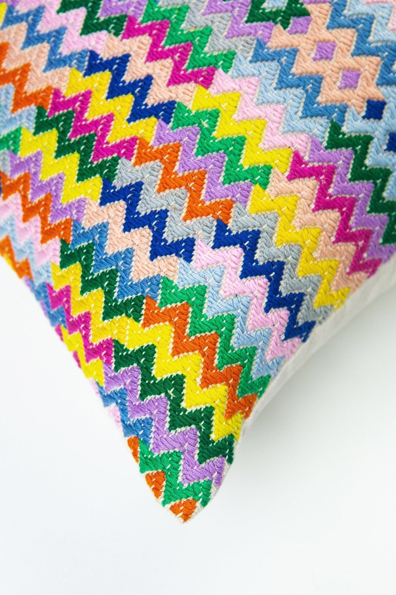 Cotzal Rainbow Brocade Pillows