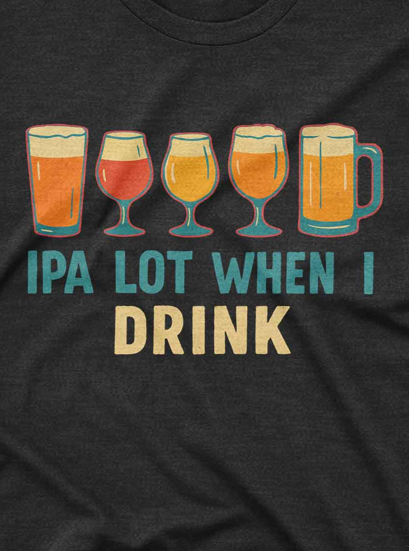 IPA Lot When I Drink Tee