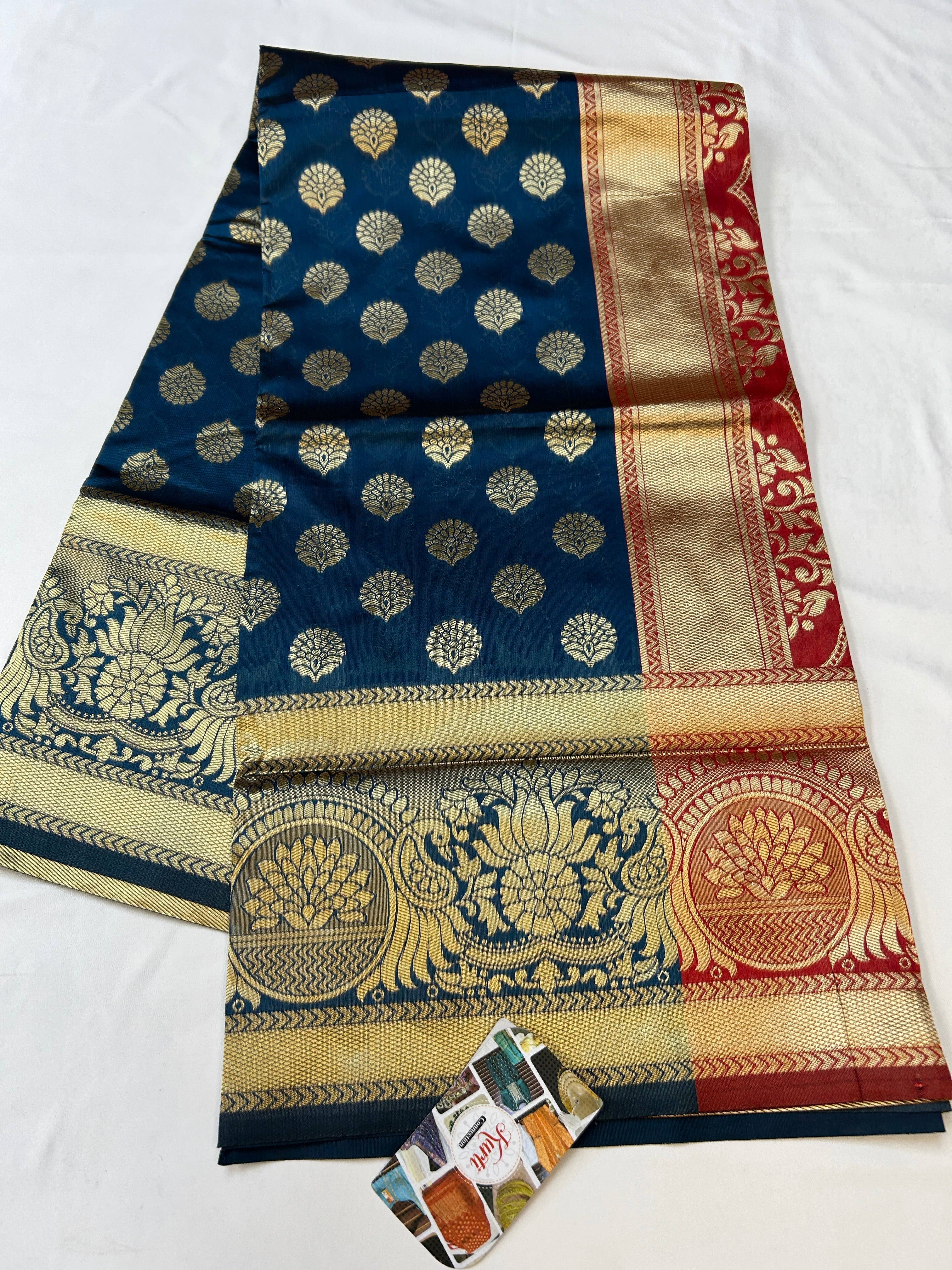 Cotton silk saree