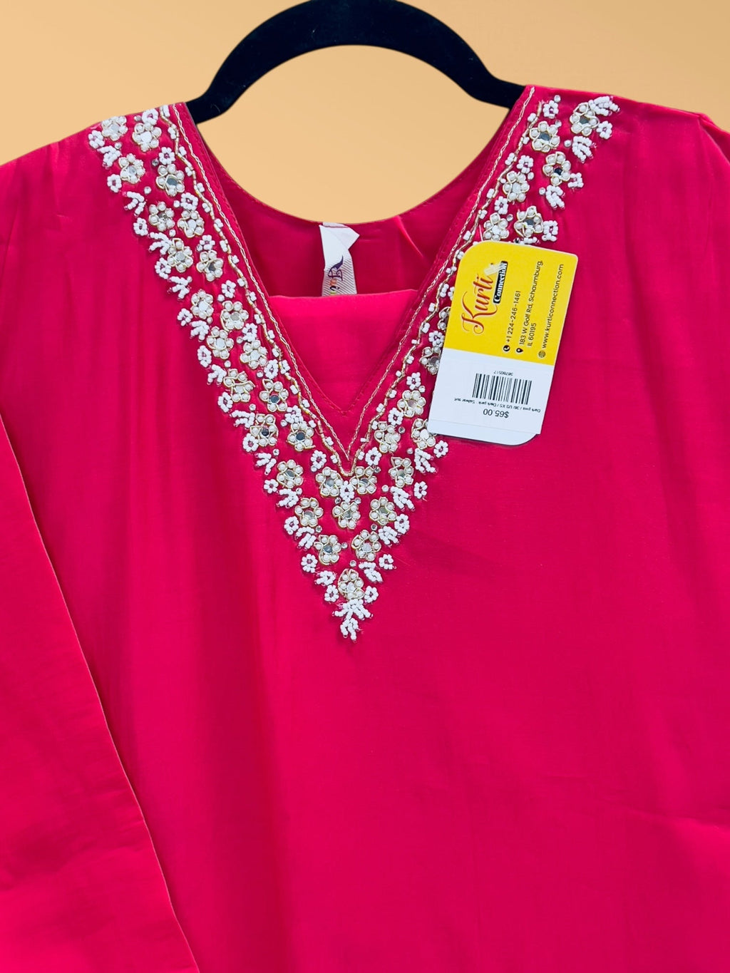 Dark pink : Salwar suit