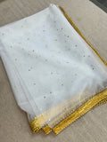 White net dupatta