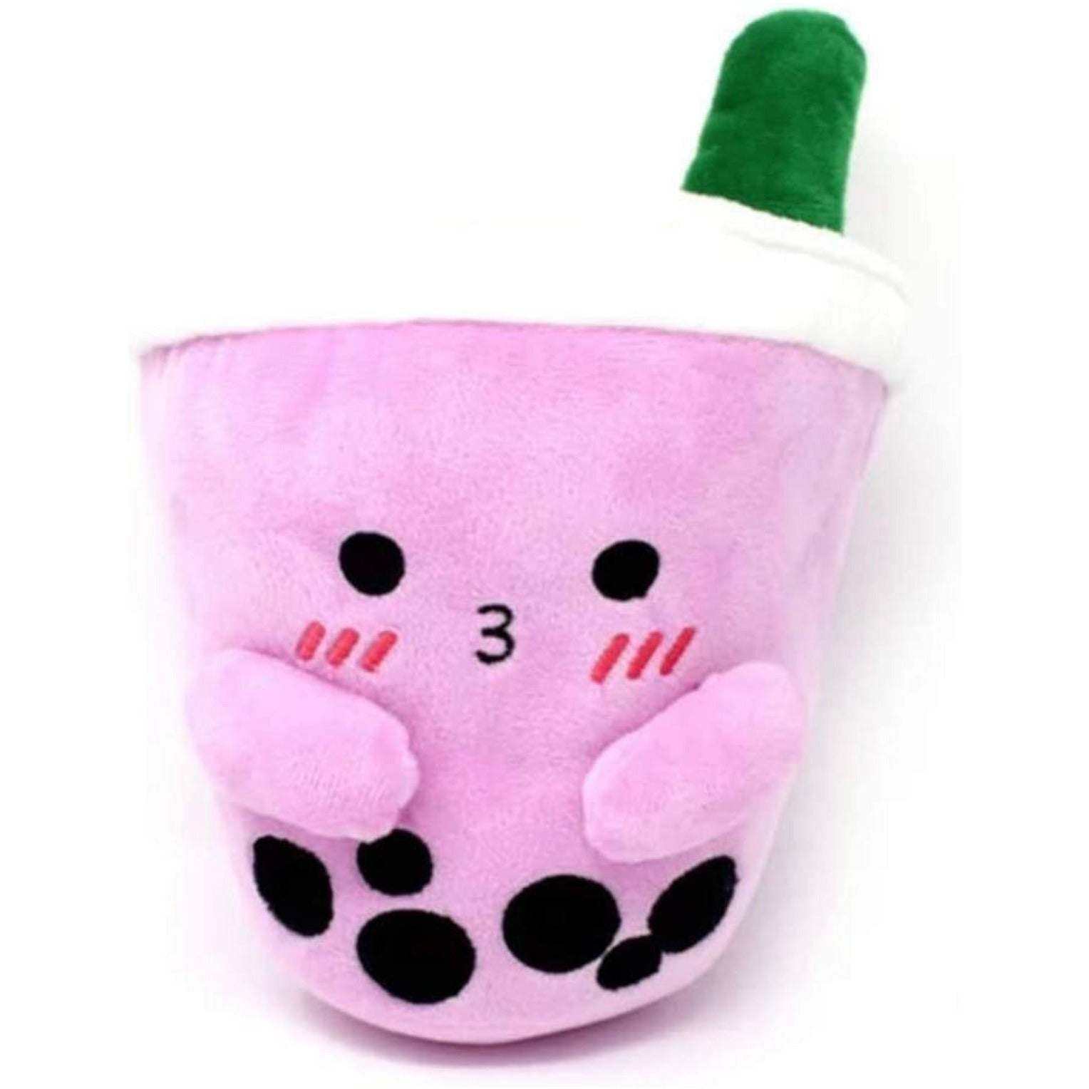 ABC Boba Tea Plush Purple Cute Stuffed Animal Toy 10"