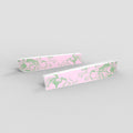 Pink Toile - White