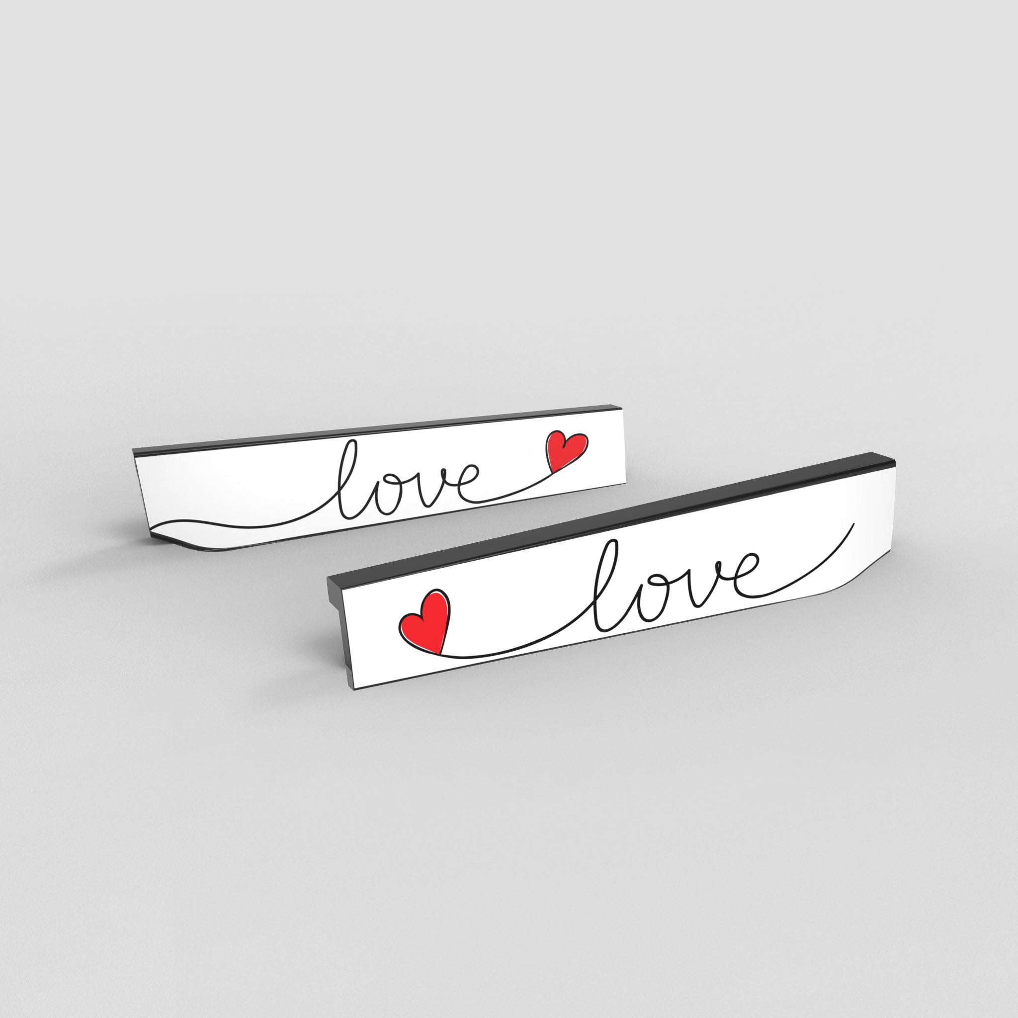 Love Letters White - Black