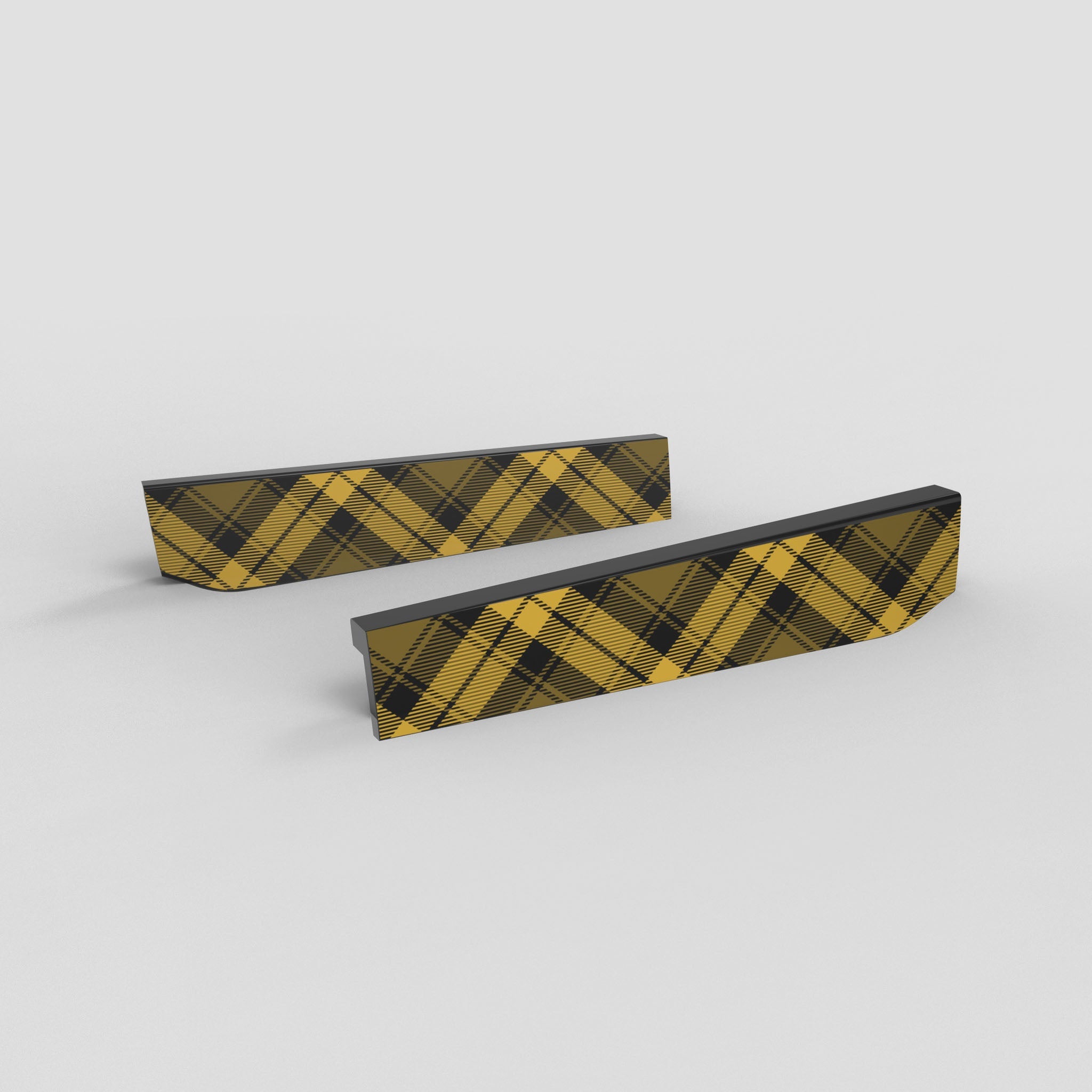 Gold Plaid - Black