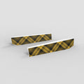 Gold Plaid - White