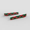 Mistletoe Plaid - White