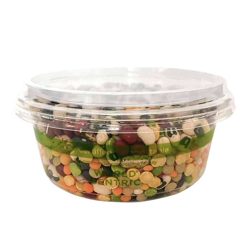 World Centric 12 oz Round Deli, Clear (QTY:1000)