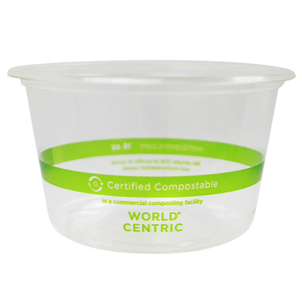 World Centric 16 oz Round Deli, Clear (QTY:1000)