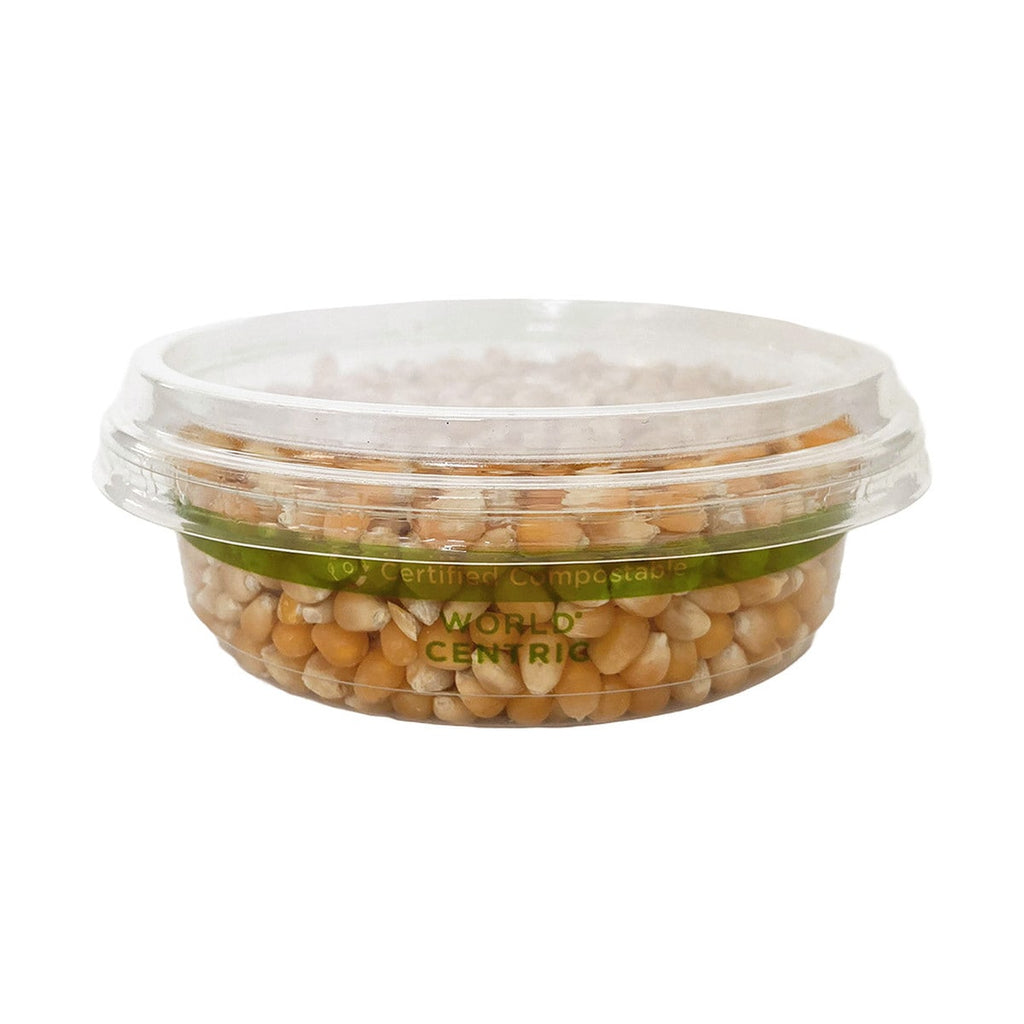 World Centric 8 oz Round Deli, Clear (QTY:1000)
