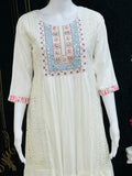 Off white long kurti