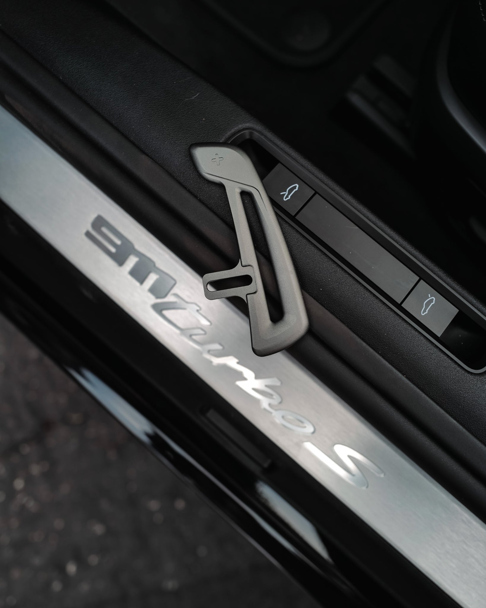 Porsche - GT3 RS Weissach Package Style Aluminum Paddles For JQ Werks Madtrace® Clubsport Magnetic Paddle Shifters