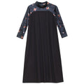 Mock Neck Floral Dress