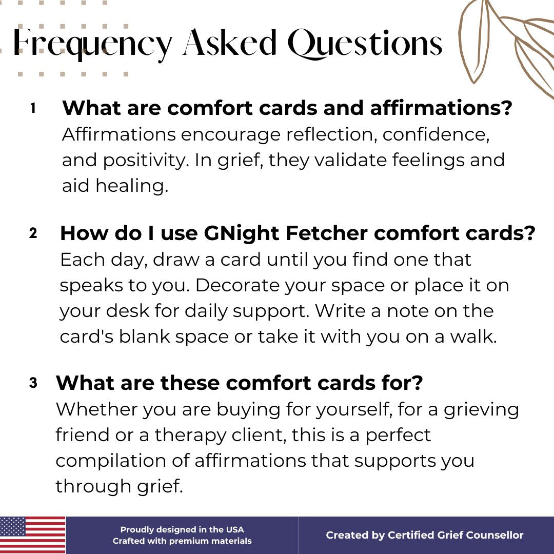 For Kids: Pet Loss Comfort Cards - 51 Affirmations with Prompts