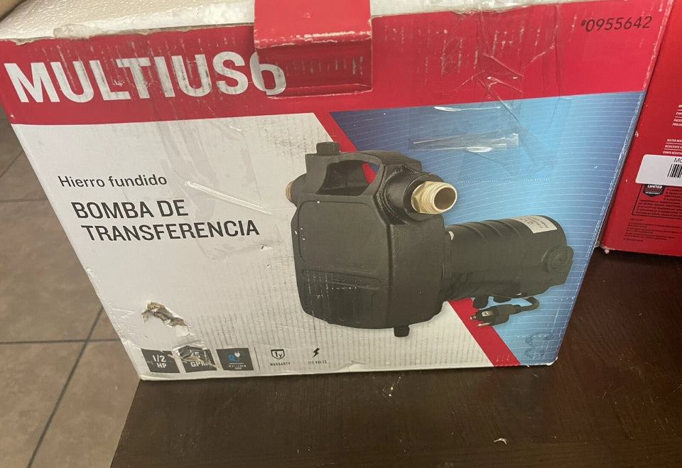 *NEW* Utilitech 0.5-HP Cast Iron Electric Utility Pump (0955642)