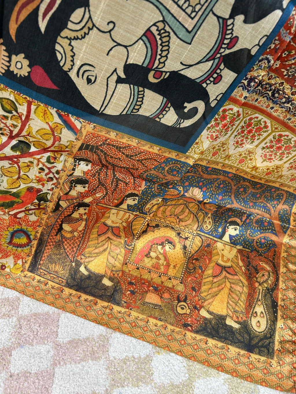 Kalamkari print dupatta