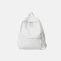 Elegant Leather Backpack Bag : With Fancy Zipper