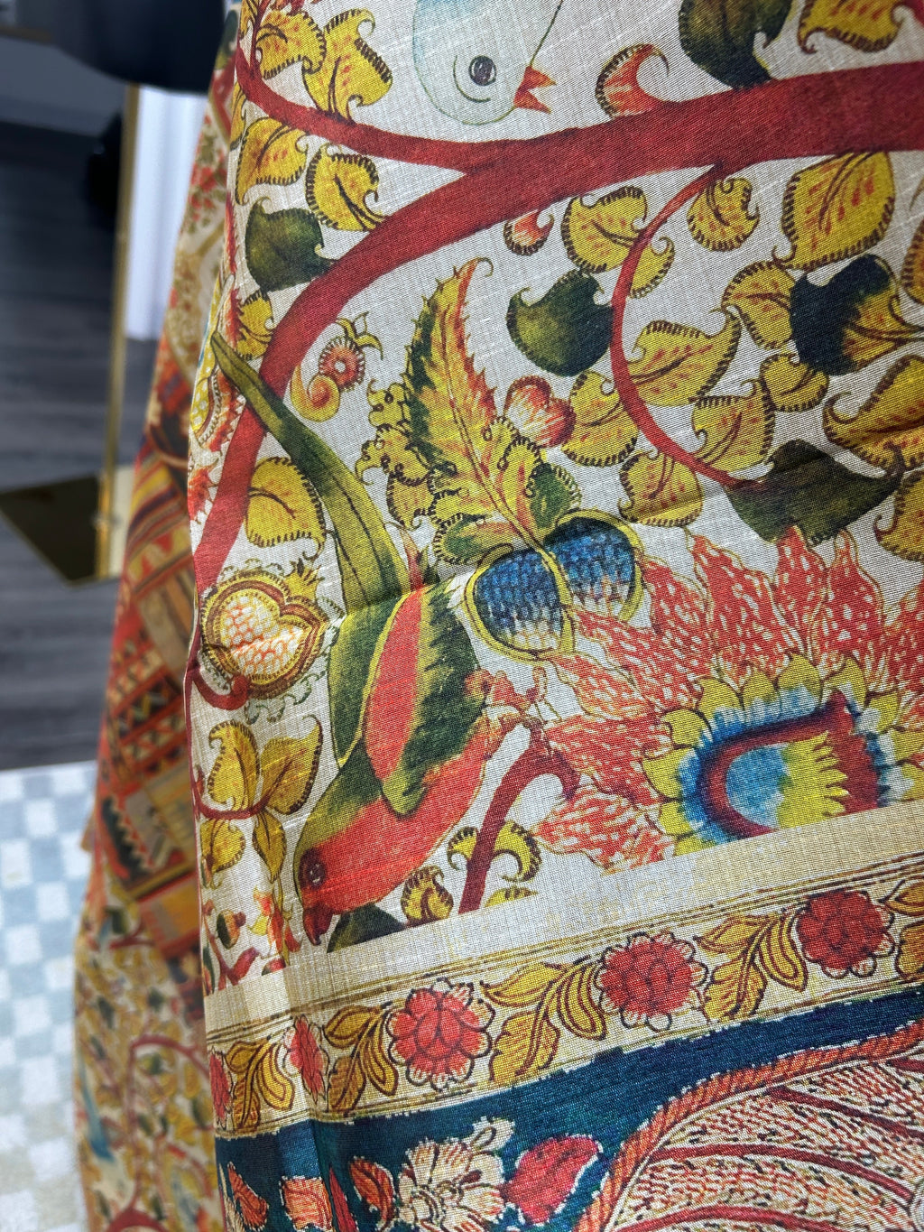 Kalamkari print dupatta