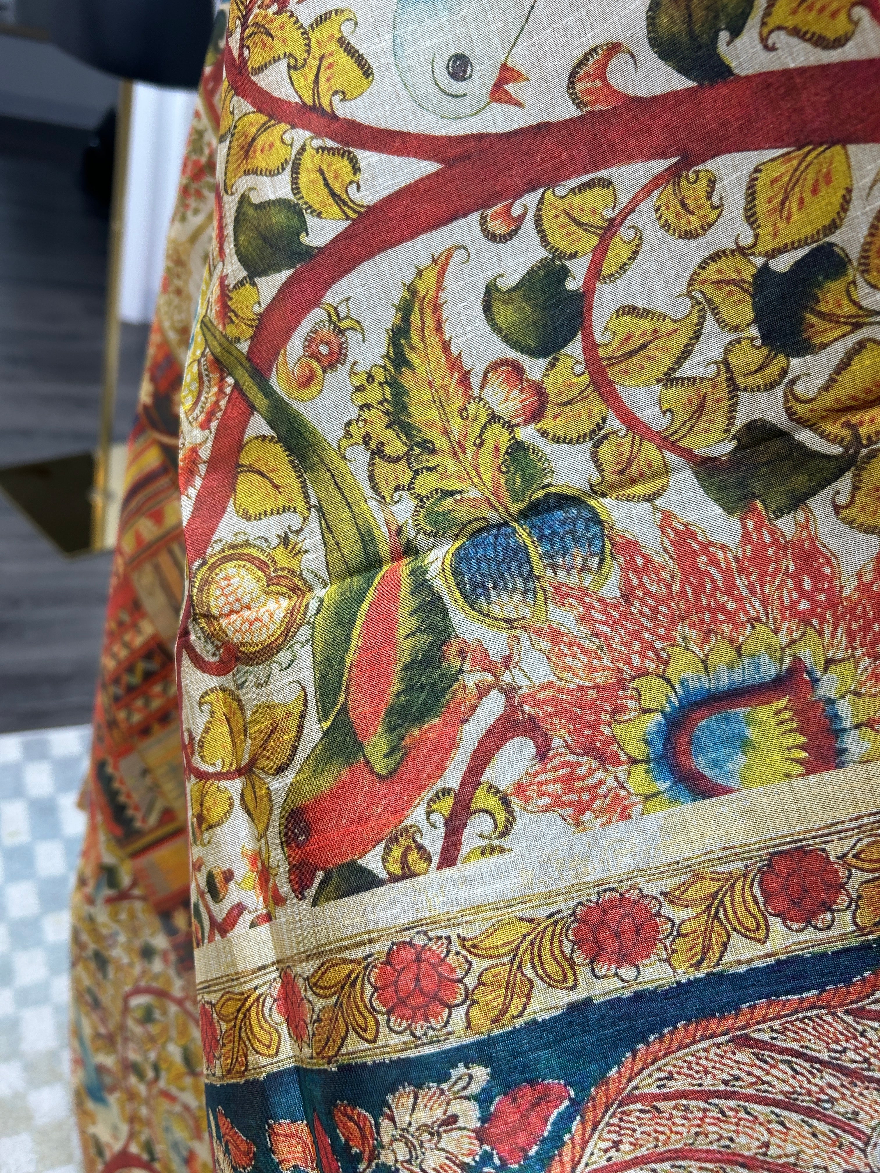 Kalamkari print dupatta