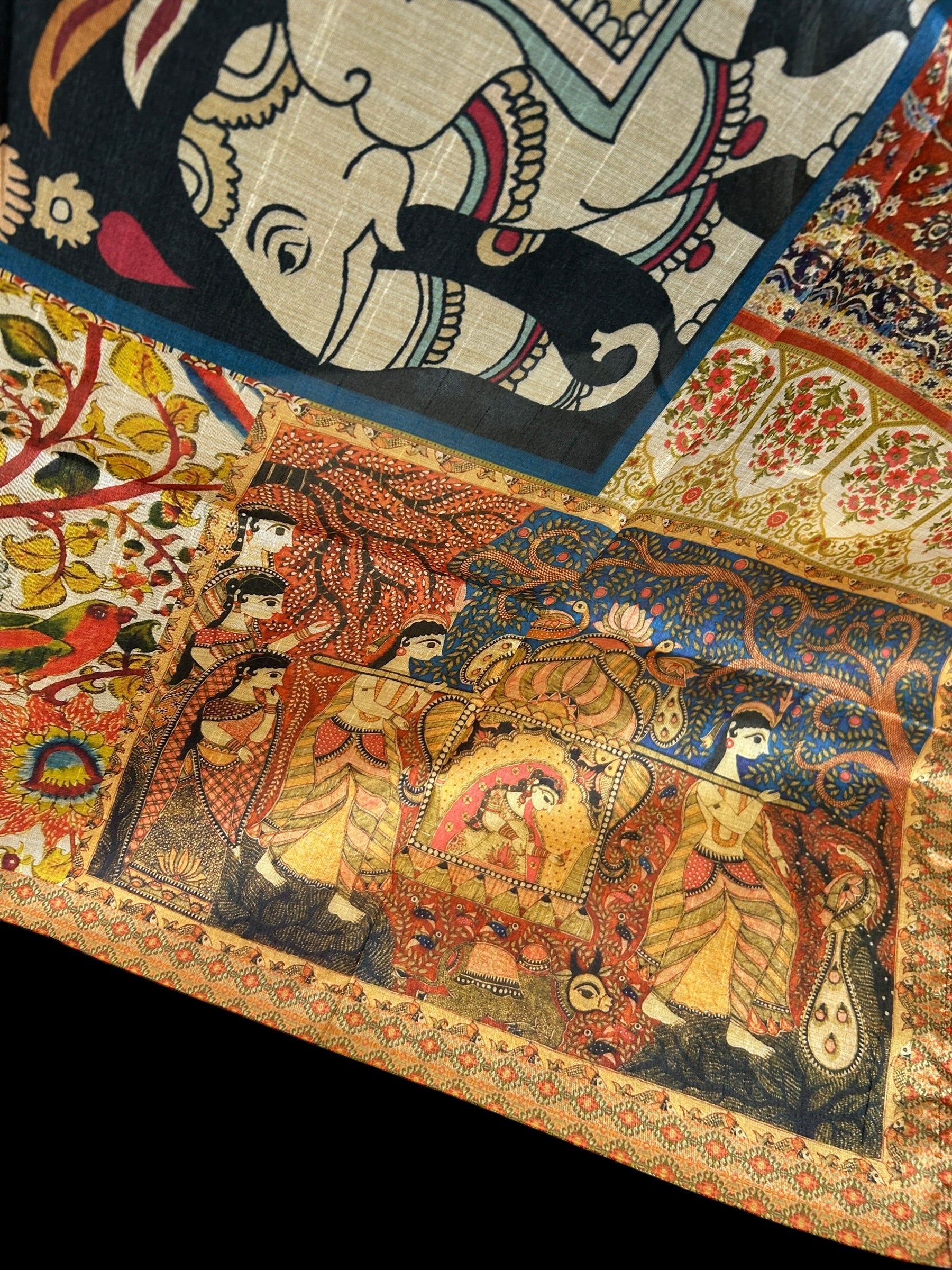 Kalamkari print dupatta