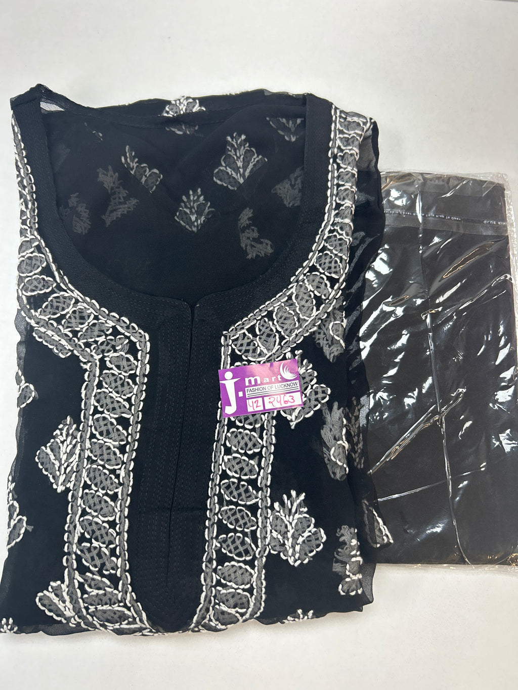 Georgette Chikankari Kurtis