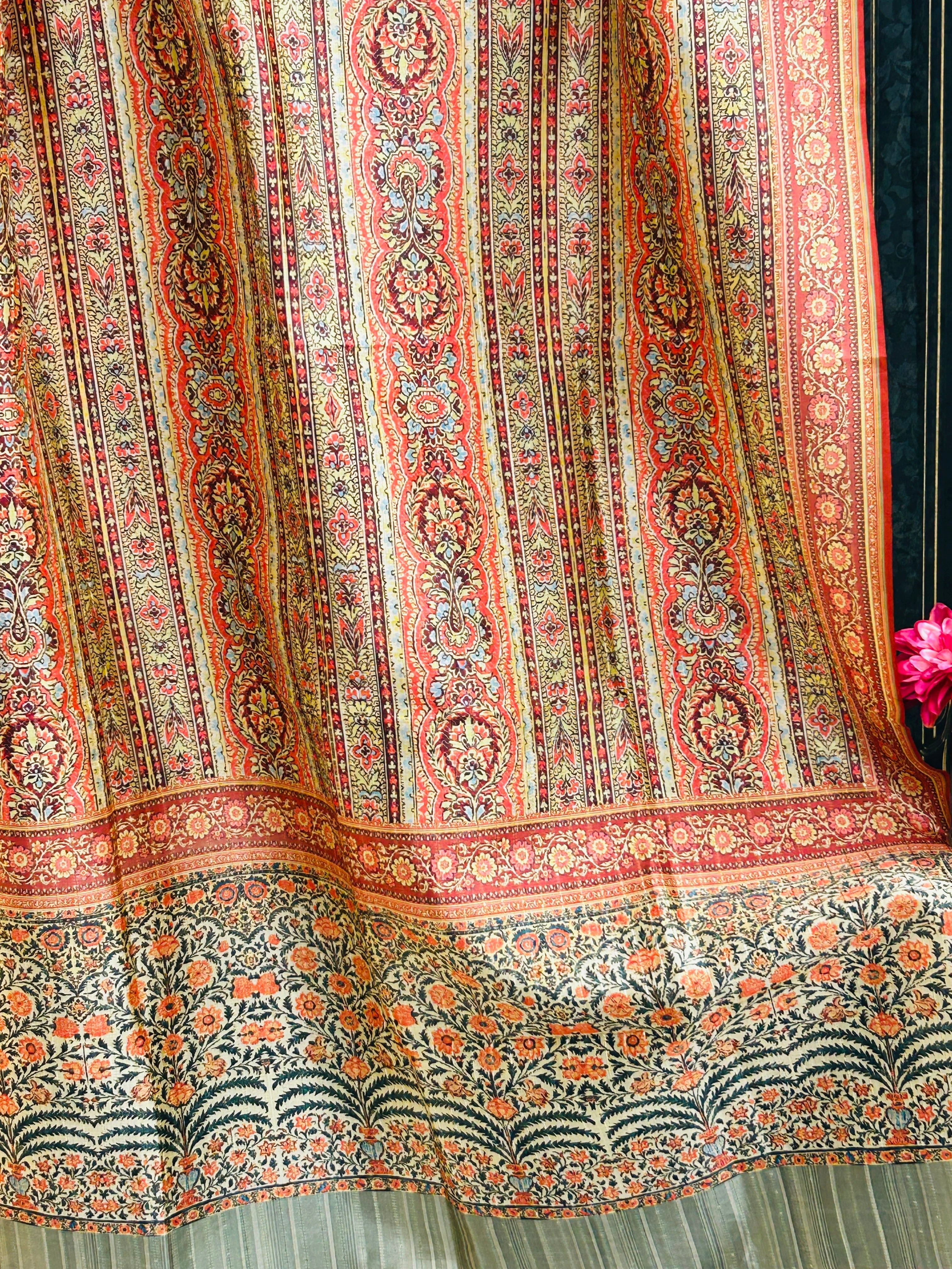 Chanderi silk dupatta | Kalamkari print