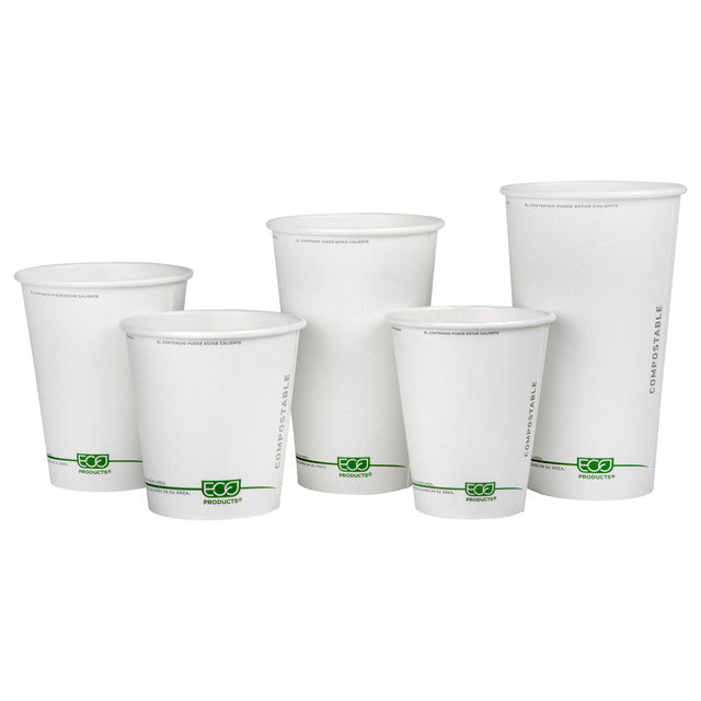 Eco-Products GreenStripe Renewable & Compostable Hot Cups, 20oz (QTY 1000), SKU EP-BHC20-GS