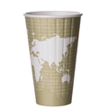 Eco-Products World Art Renewable & Compostable Insulated Hot Cups, 16oz (QTY 600), SKU EP-BNHC16-WD