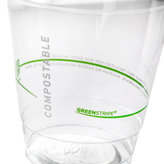 Eco-Products GreenStripe Cold Cups 7oz PLA Compostable (QTY 2000), SKU EP-CC7-GS