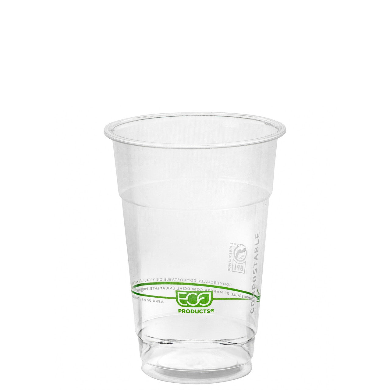 Eco-Products GreenStripe Renewable & Compostable Cold Cups 10oz PLA (QTY 1000), SKU EP-CC10-GS