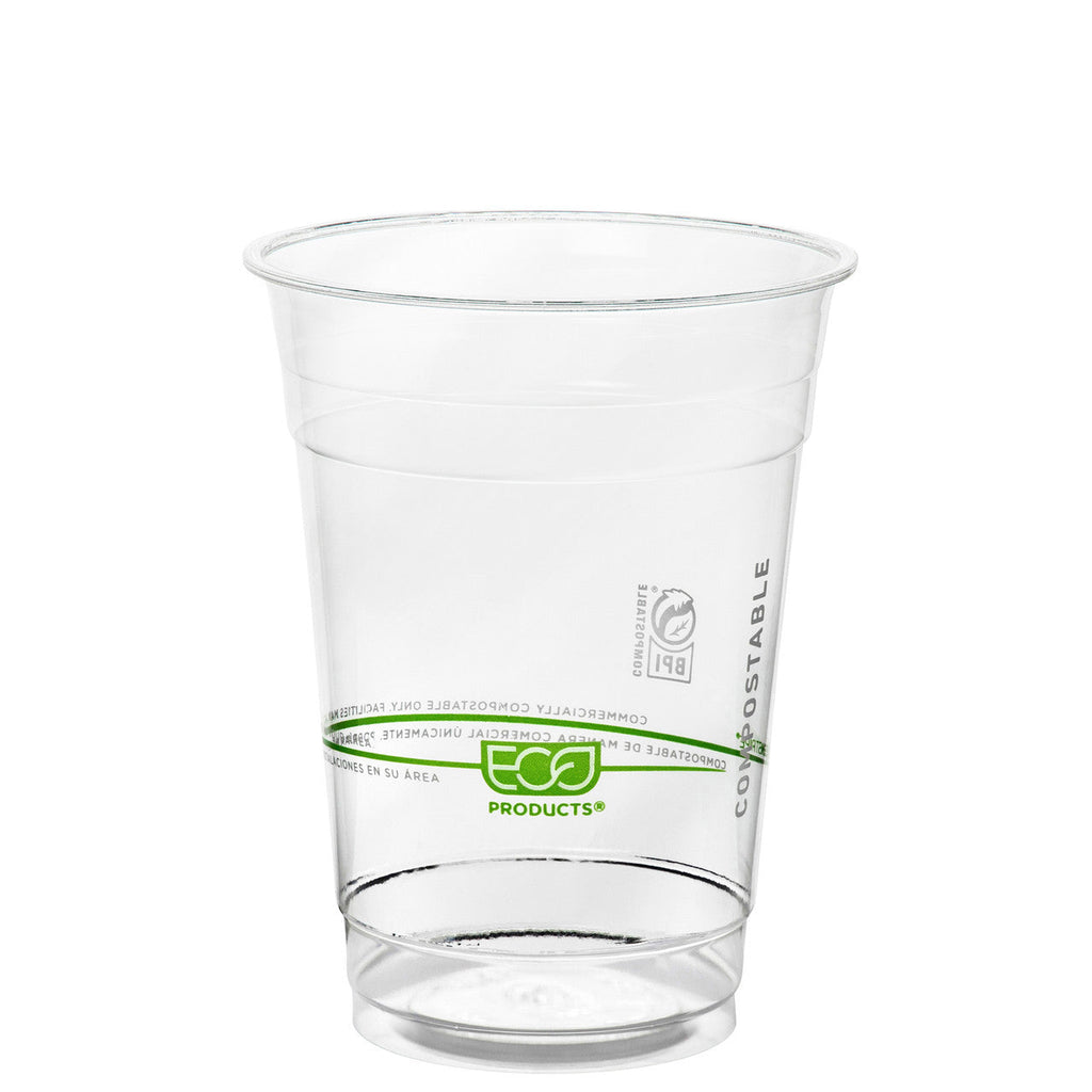 Eco-Products GreenStripe Renewable & Compostable Cold Cups 16oz (QTY 1000), SKU EP-CC16-GS