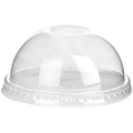 GreenStripe Renewable & Compostable Cold Cup Dome Lids - No Hole, Fits 9-24oz Cold Cups (QTY:1000)