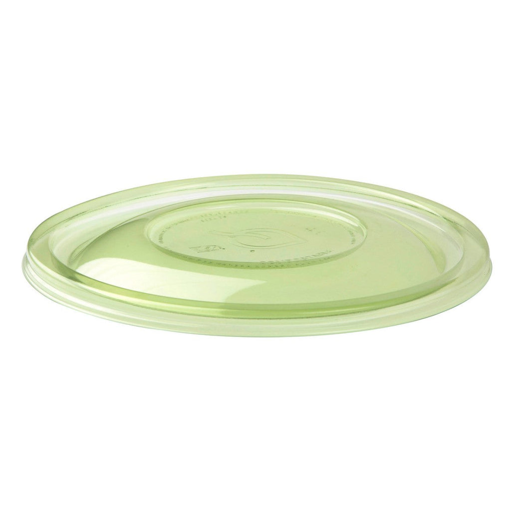 GreenStripe Renewable & Compostable Squat Food Container PLA Lid - 26-48oz Green (QTY:300)
