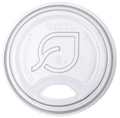GreenStripe Renewable & Compostable Flat PLA Sip Lid, Fits 12-22oz Paper Cold Cups (QTY:1000)