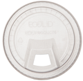 Eco-Products GreenStripe Renewable & Compostable Sip Lids Fits 9–24oz PLA Cold Cups (QTY 1000), SKU EP-FLCS