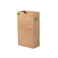 GreenStripe Renewable & Compostable 6# Paper Sack, Kraft, FSC Recycled 100% SA-COC-013255 (QTY:400)