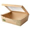 GreenStripe Renewable & Compostable 66oz Windowed Food Box #3, FSC Mix Credit SA-COC-013255 (QTY:200)