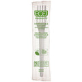 Eco-Products Plantware Renewable Compostable Fork 7" White Individually Wrapped, PLA, Compostable Wrapper (QTY 1000), SKU EP-S017-W