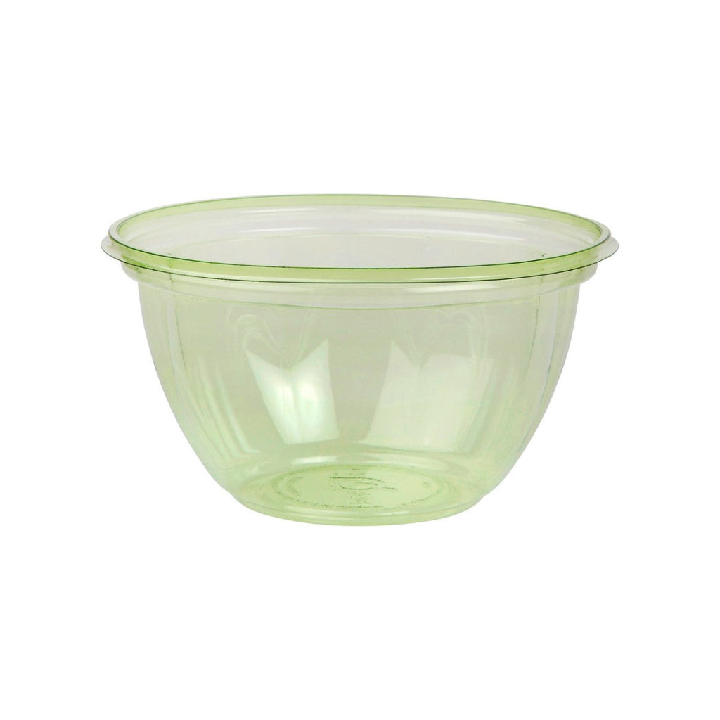 GreenStripe Veridian Renewable & Compostable Salad Bowls w/ Lids - 18oz Green (QTY:150)
