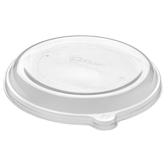 Eco-Products WorldView 9 in Round Take-Out Container Lid 100% Recycled PET Clear (QTY 300), SKU EP-SCR9LID **NOT CERTIFIED COMPOSTABLE**