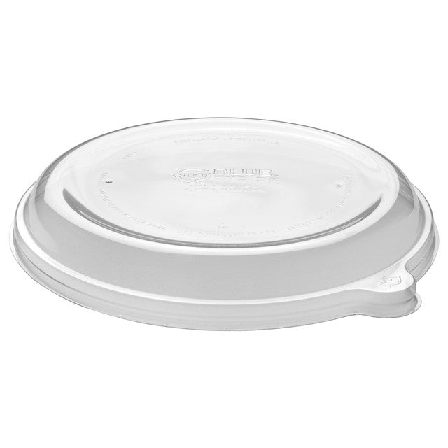 Eco-Products WorldView 9 in Round Take-Out Container Lid 100% Recycled PET Clear (QTY 300), SKU EP-SCR9LID **NOT CERTIFIED COMPOSTABLE**