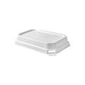 GreenStripe Vanguard WorldView Renewable & Compostable Domed Rectangle Molded Fiber Lid, Fits SCRC16 Molded Fiber Container (QTY:400)