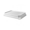 Eco-Products Vanguard WorldView Renewable & Compostable Domed Rectangle Molded Fiber Lid, Fits SCRC862/863 Molded Fiber Container (QTY:200)