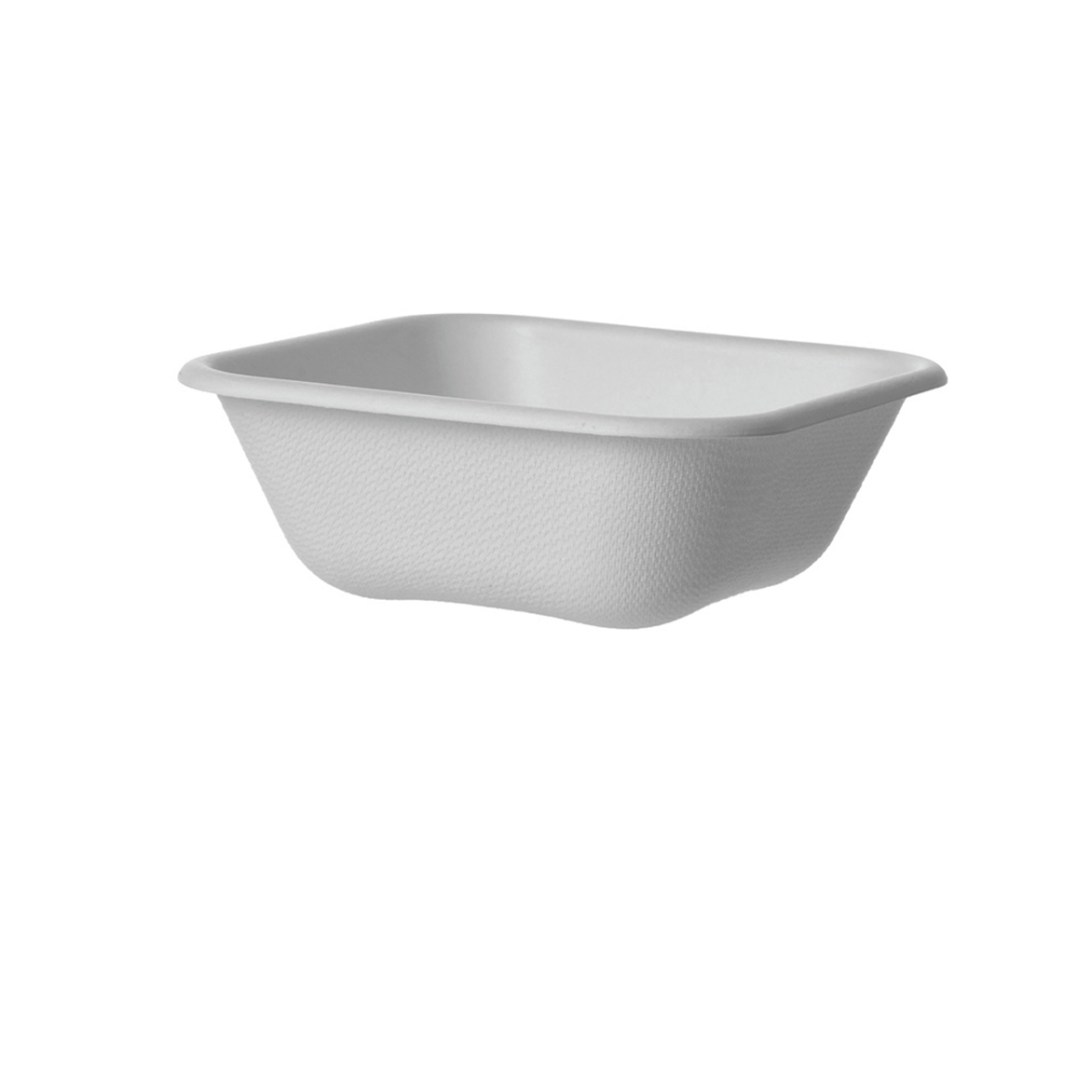 [Out of Stock Until September 2026] Vanguard WorldView Renewable & Compostable Sugarcane Take-Out Containers - 5in Square Tall (QTY:800)