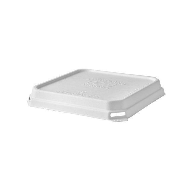 GreenStripe Vanguard WorldView Renewable & Compostable Domed Molded Fiber Lid, Fits SCS8 Molded Fiber Container (QTY:200)