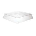 WorldView Renewable & Compostable Lids, 9in Shallow, Fits 9in Square Sugarcane Containers (QTY:200)