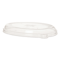 Eco-Products WorldView 100% Recycled PET Lid for 24-32 oz Oval Sugarcane Containers, Clear (QTY 300), SKU EP-SCV32LID-R **NOT CERTIFIED COMPOSTABLE**