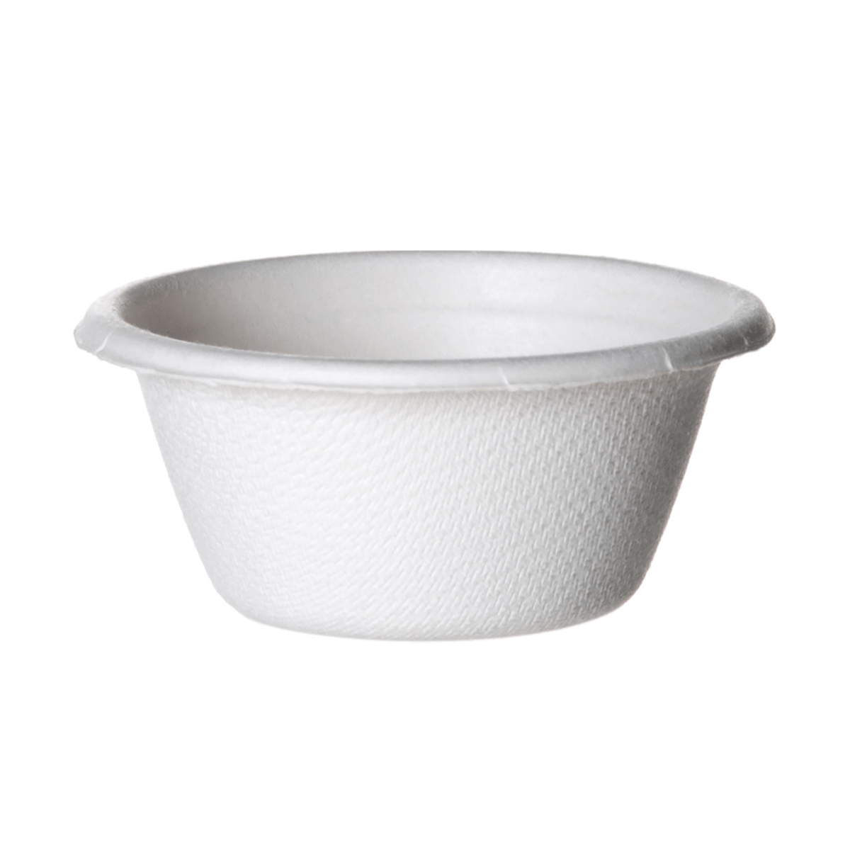 [OOS Until August 2026] Eco-Products Vanguard Sugarcane Portion Cups 2oz Compostable Molded Fiber (QTY 2500), SKU EP-SPC2NFA