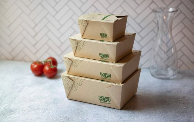 GreenStripe Renewable & Compostable 66oz Food Box #3, FSC Mix Credit SA-COC-013255 (QTY:200)